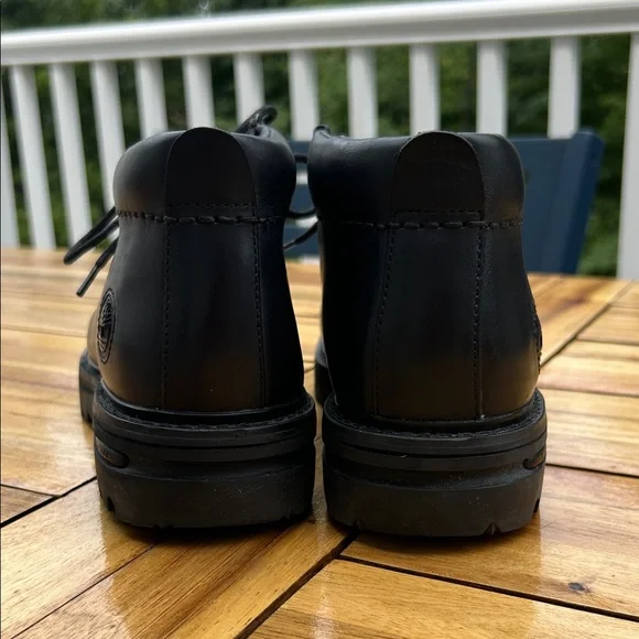 NWT Timberland Chukka Boots Mens 8.5 Black Lace Ip Chunky 41050 Rugged Street 2 - Picture 3 of 7